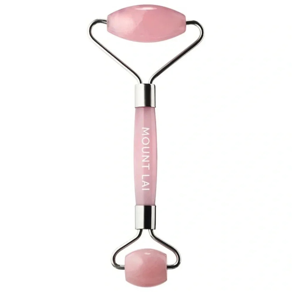 Mount Lai De-Puffing Rose‎ Quartz Facial Roller